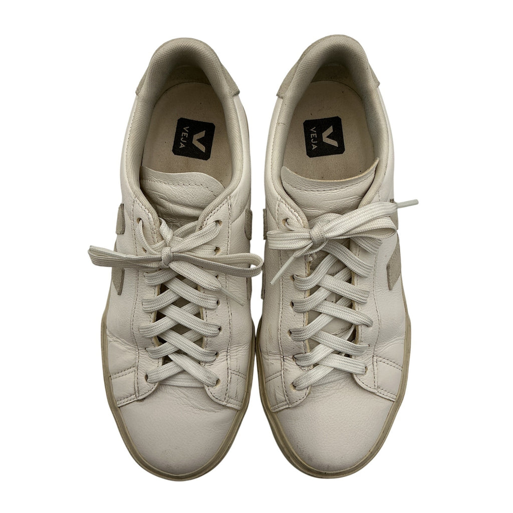 Veja 'Campo' Beige Leather Sneaker Size 10