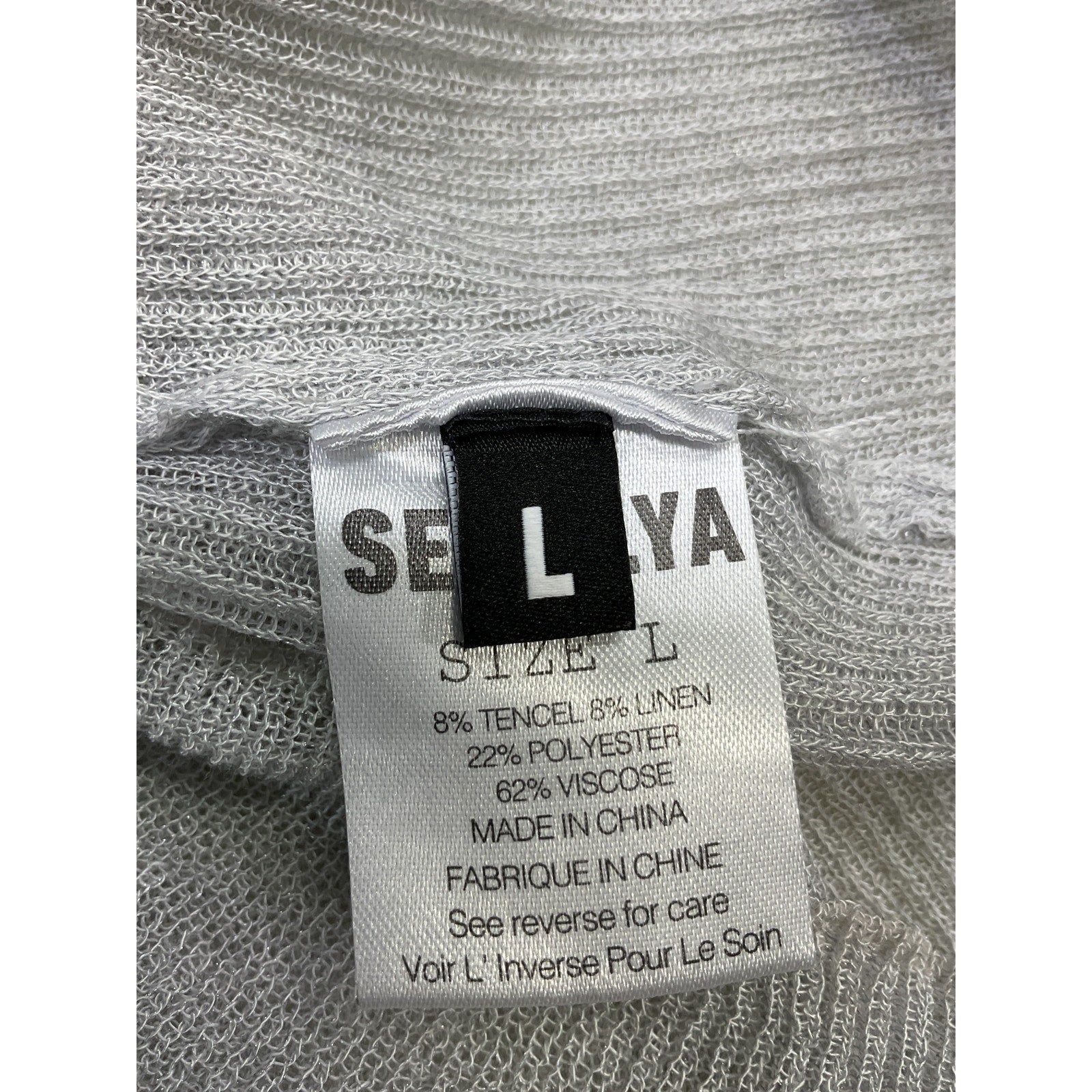 Ser.O.Ya 'Piper' Silver Turtleneck Sweater Size L