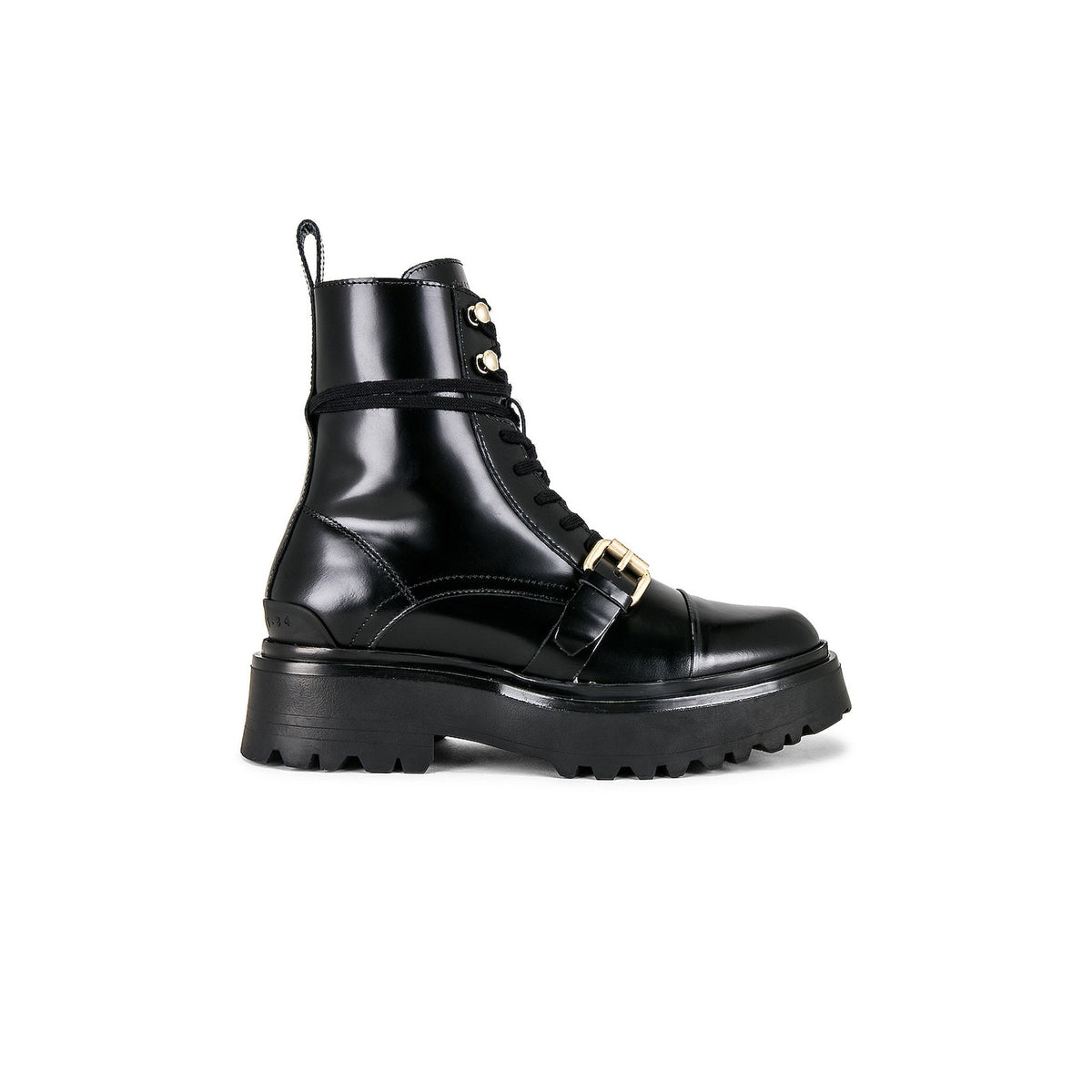 Allsaints 'Stellar' Black Leather Bootie Size 9