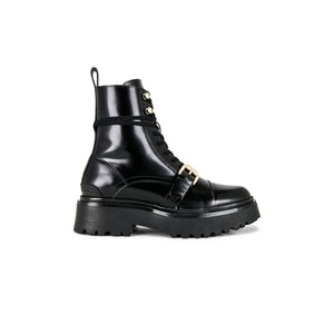 Allsaints 'Stellar' Black Leather Bootie Size 9
