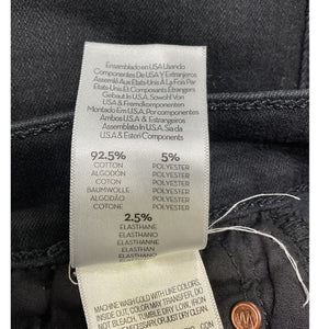 Mother Classic Black Insider Crop Denim Jeans Size 26