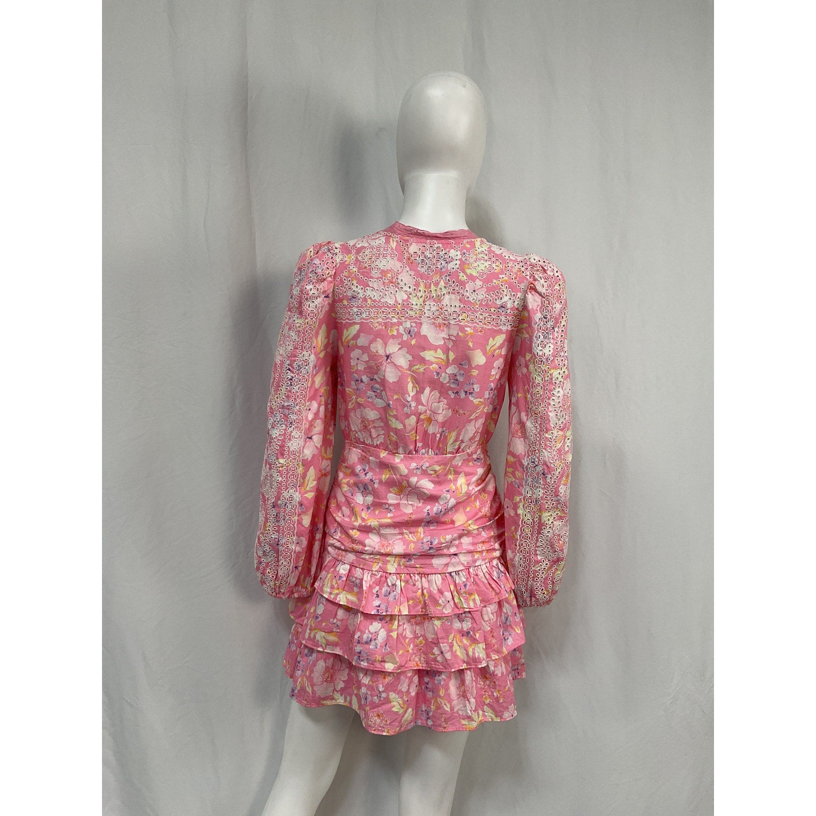 Loveshackfancy 'Kari' Pink Mini Dress Size 2
