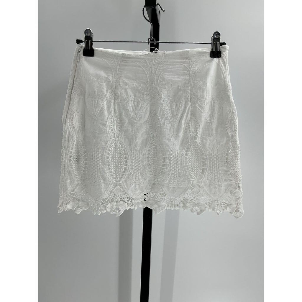 Tularosa 'August' White Cotton Skirt Size XXS