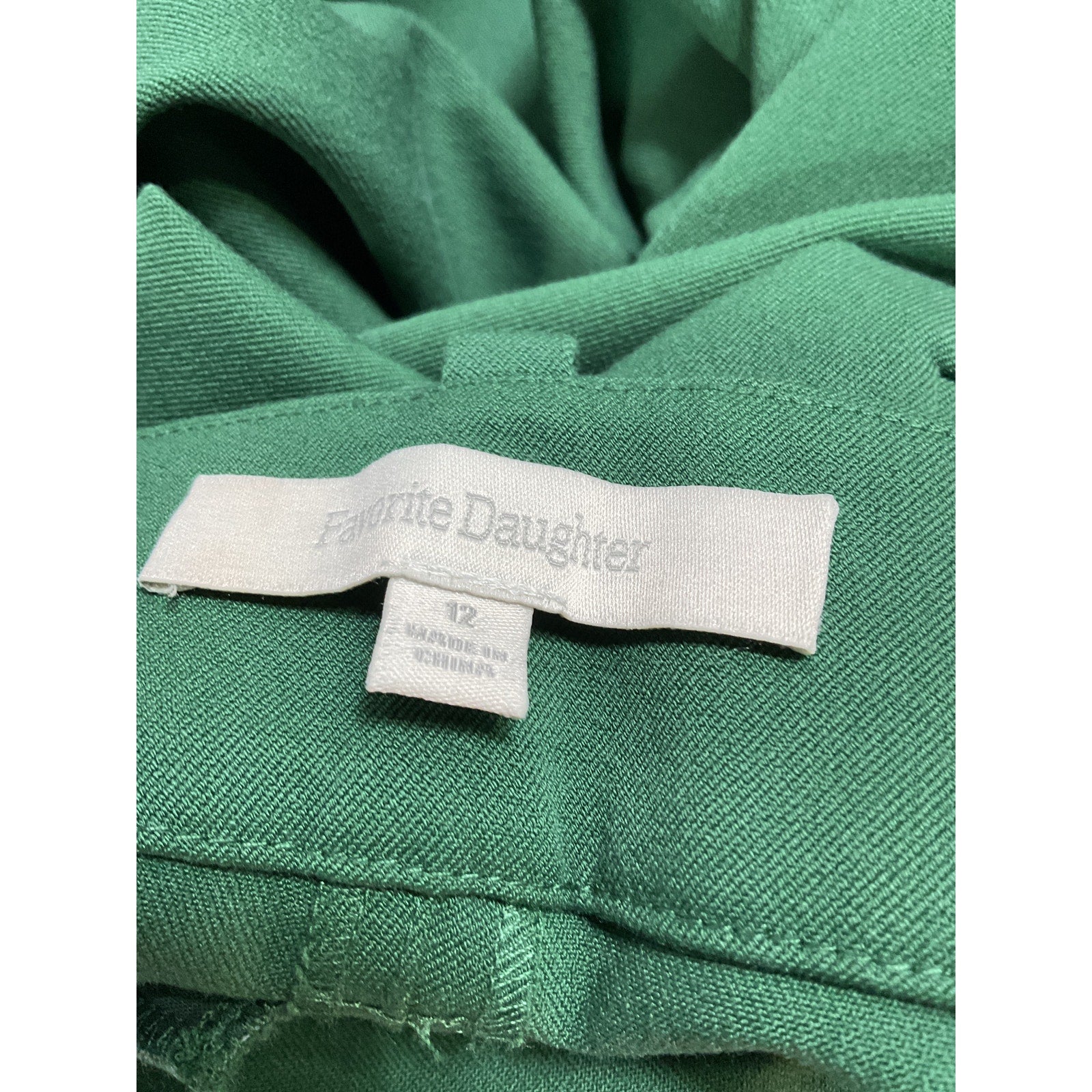 Favorite Daughter 'The Favorite' Green Pant Size 12