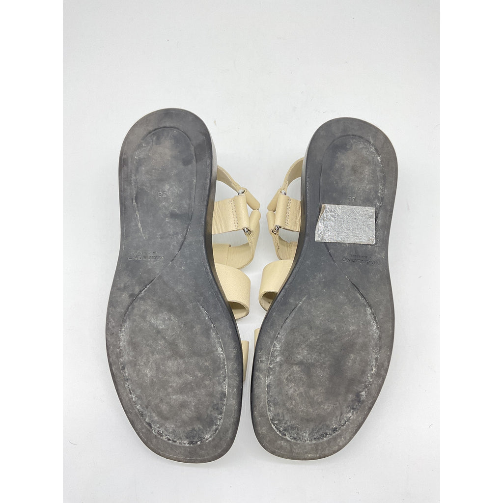 Vagabond Shoemakers 'Connie' Off White Leather Sandal Size 8