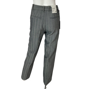 Babaton Tailored Lara White/Black Command Trousers Size 2 NWT