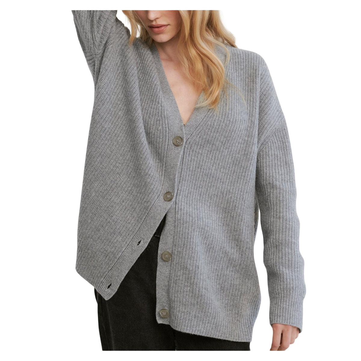 Jenni Kayne Cozy Heather Gray Cocoon Cardigan Size XXS