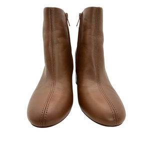 Vince Sleek Brown Terri Ankle Boots Size 8M
