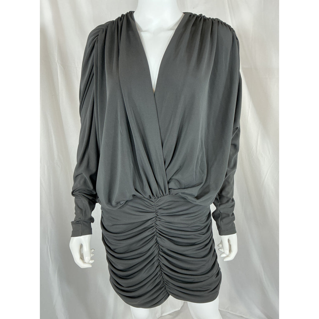L'Academie 'Blake' Black Polyester Mini Dress Size L