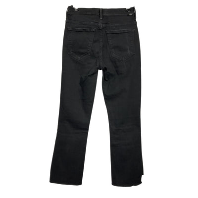 Mother Classic Black Insider Crop Denim Jeans Size 26