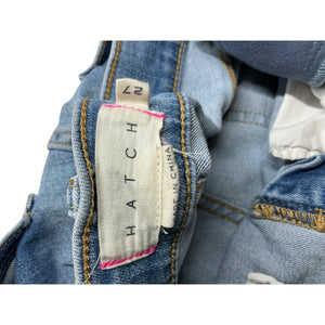Hatch Classic Light Wash Slim Maternity Denim Jeans Size 27