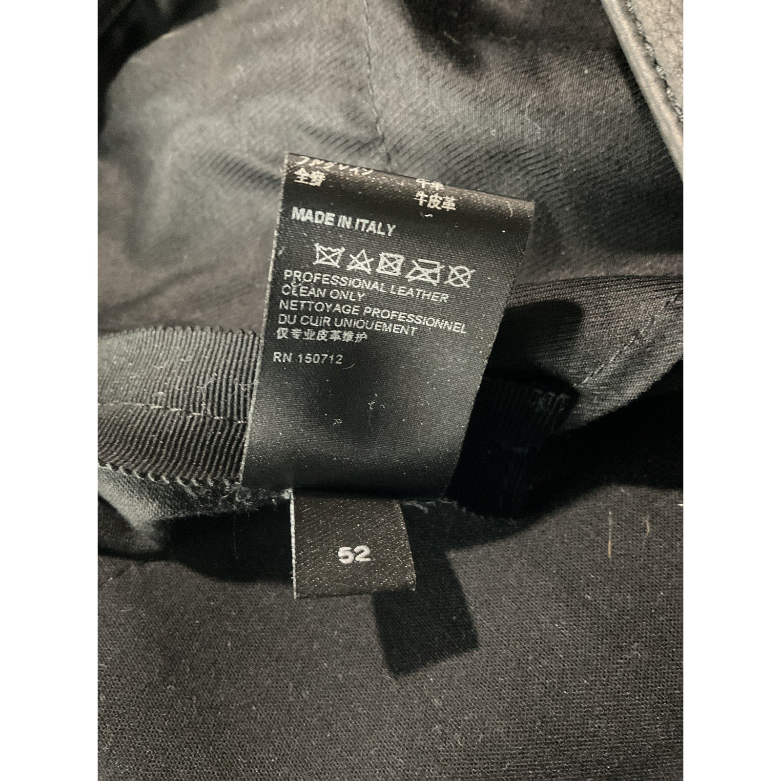 Amiri 5 Pocket Black Leather Pant Size IT 52 / US 36 - NWT