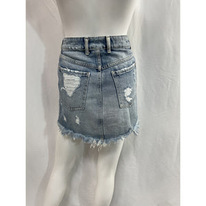 Ser.O.Ya 'Alli' Blue Denim Skirt Size 25