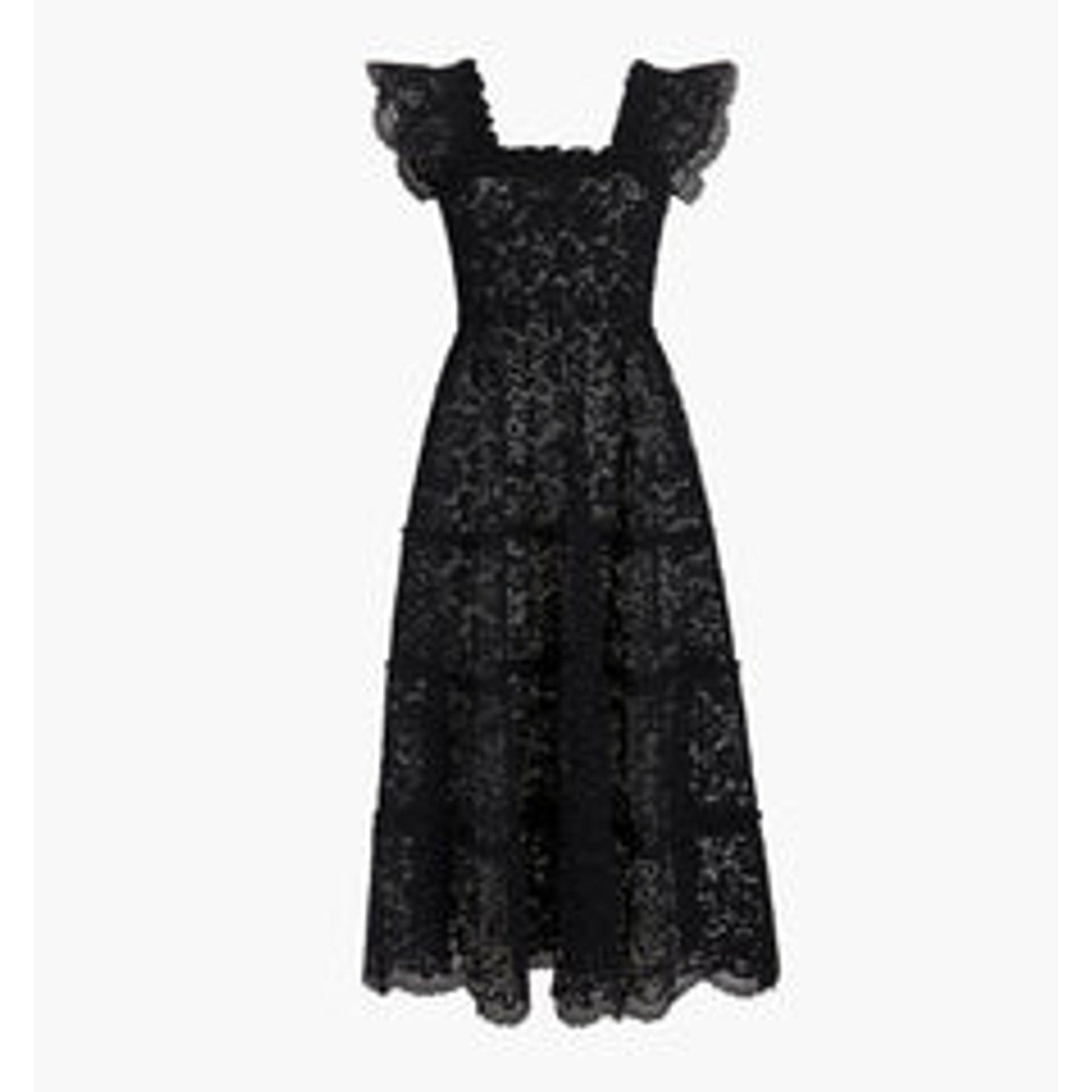 Hill House Home Black Nylon The Collector'S Edition Ellie Nap Dress Size XS