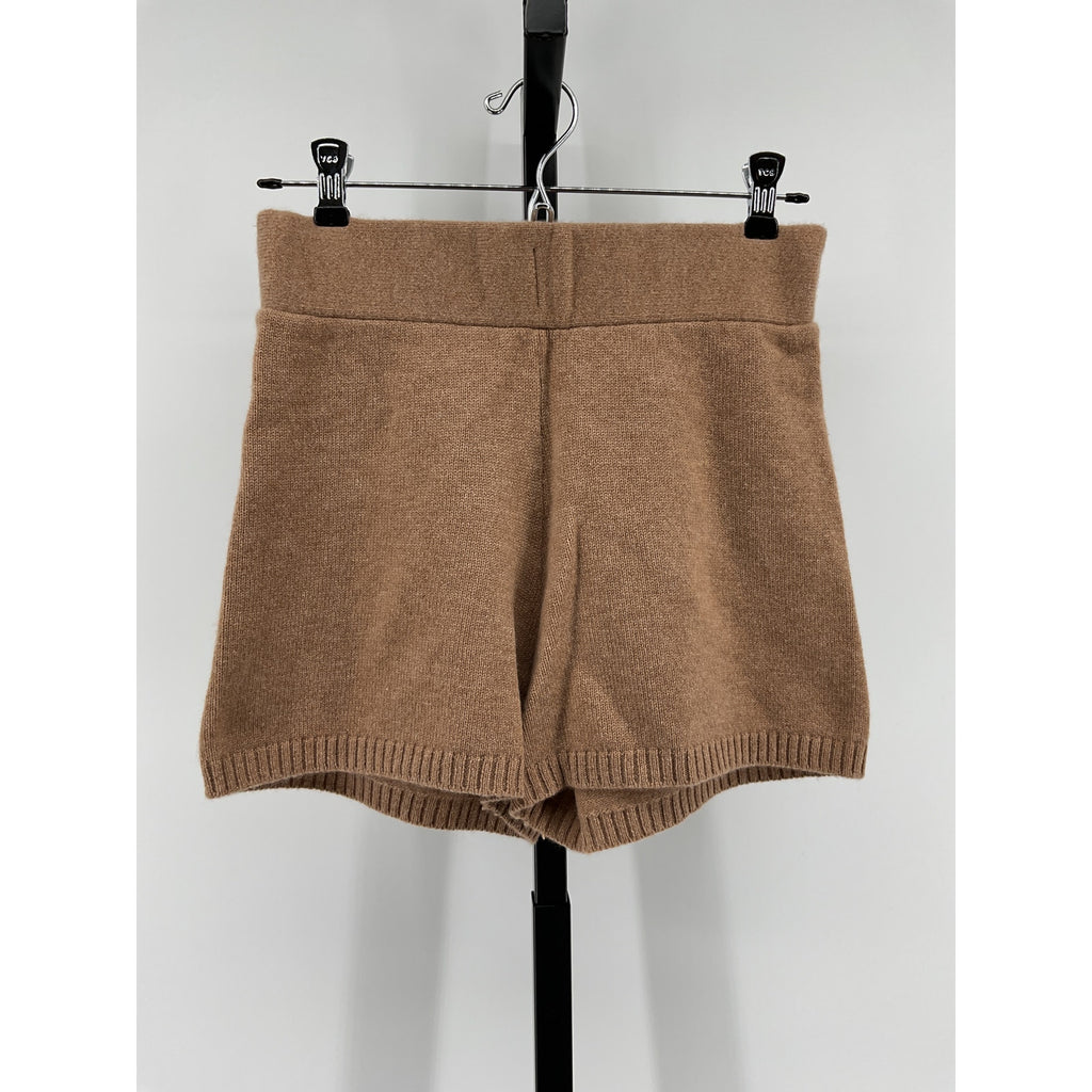 Lisa Yang 'Winnie' Brown Cashmere Shorts Size 1