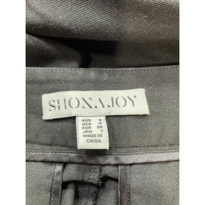 Shona Joy 'Sara' Black Crepe Utility Relaxed Pant Size 4