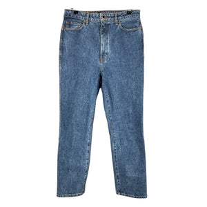 Khaite Cropped Blue Abigail Denim Jeans Size 29