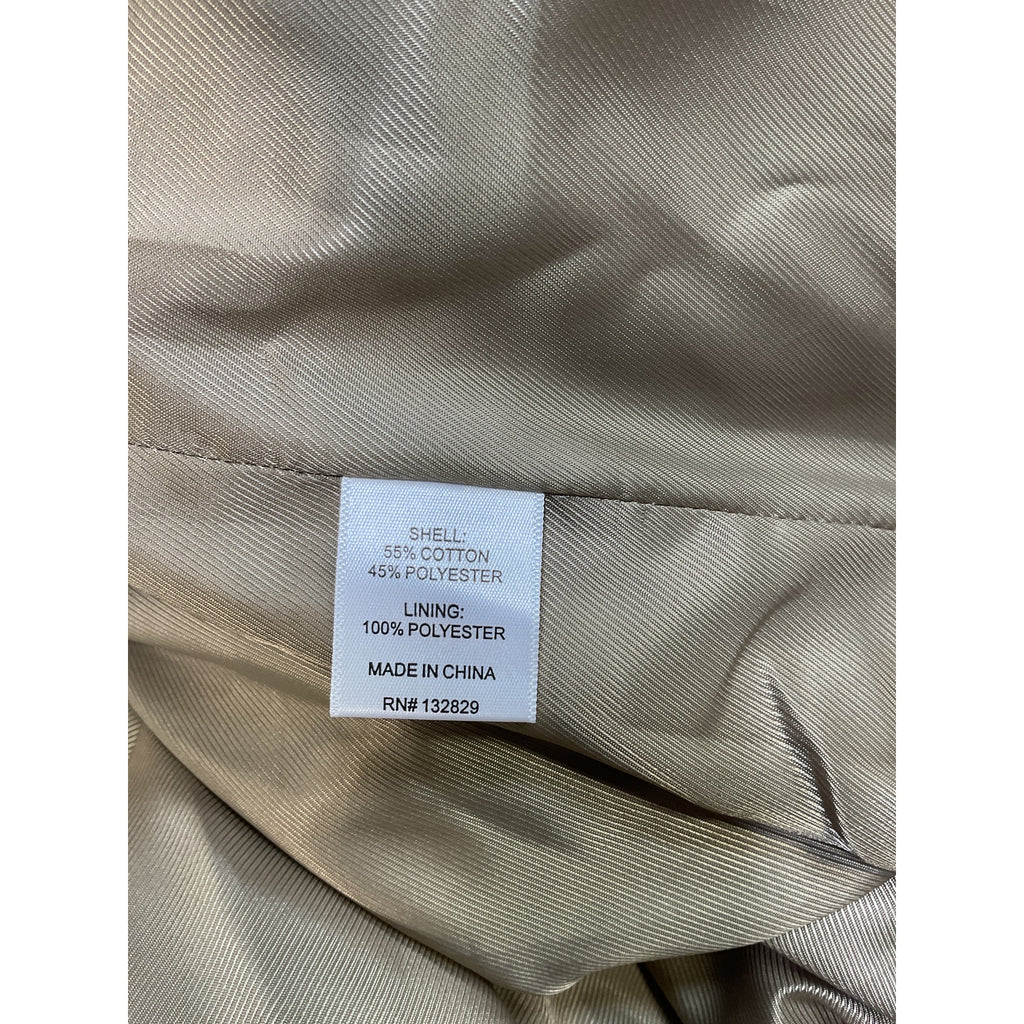 Eaves 'Lumi' Tan Cotton Mini Dress Size S
