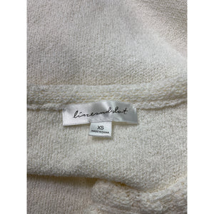 Line & Dot Textured Ivory Corey Cardigan Size XS