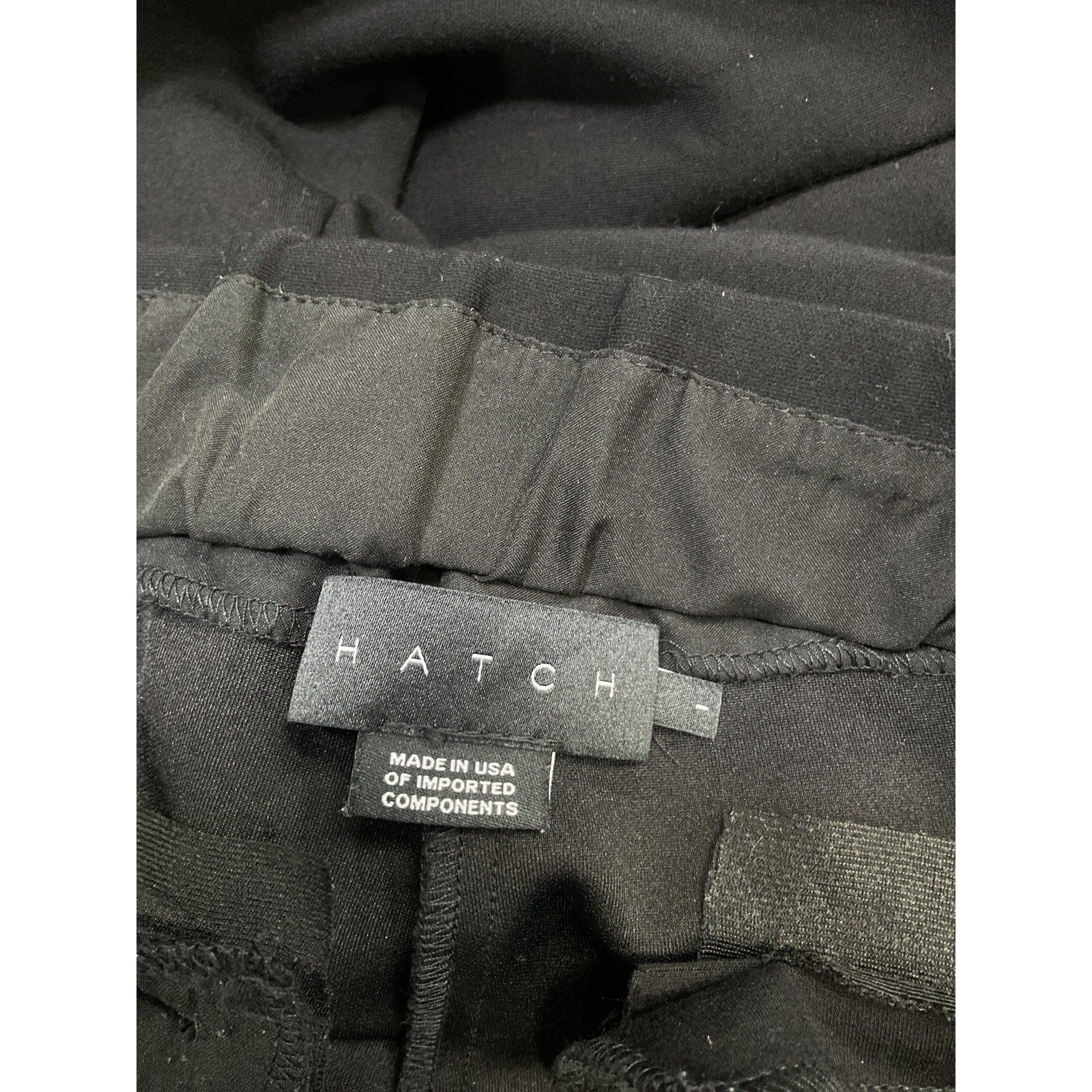 Hatch Stretch Black Nylon Suit Pant Size 1