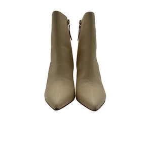 Schutz 'Mikki' Beige Leather Booties Size 5B