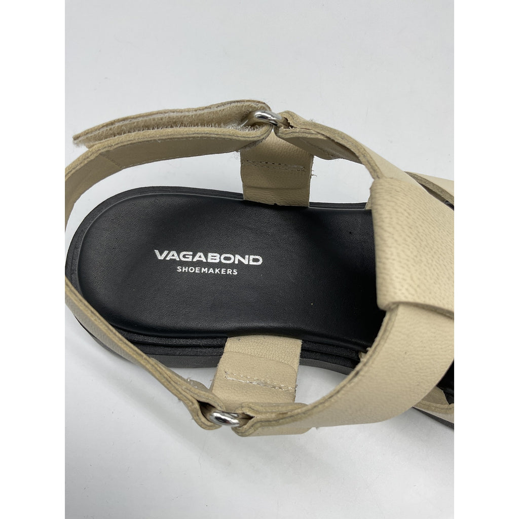 Vagabond Shoemakers 'Connie' Off White Leather Sandal Size 8