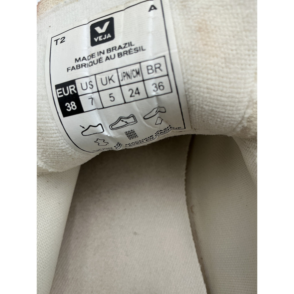 Veja 'Campo' White Rubber Sneaker Size 7