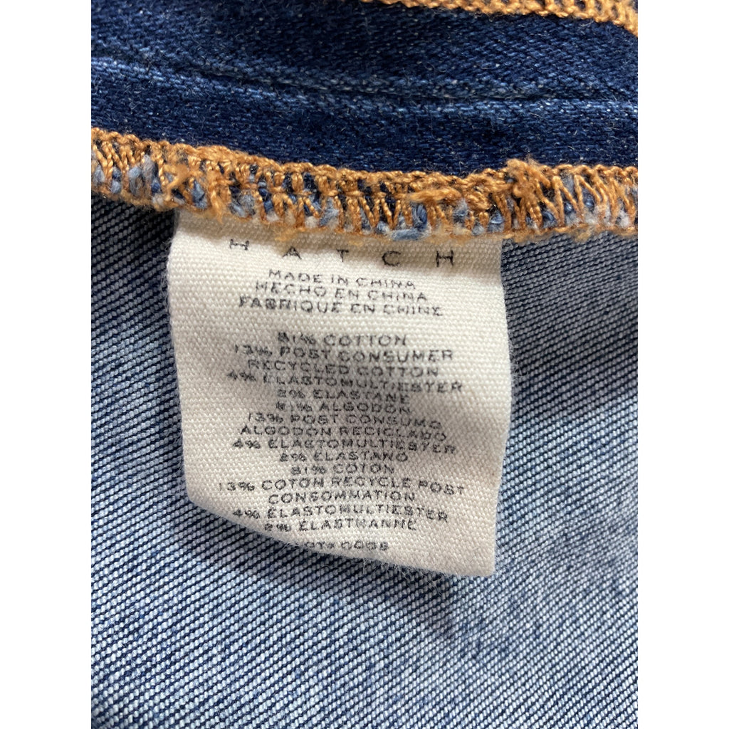 Hatch 'The Slim' Blue Maternity Denim Jean Size 26