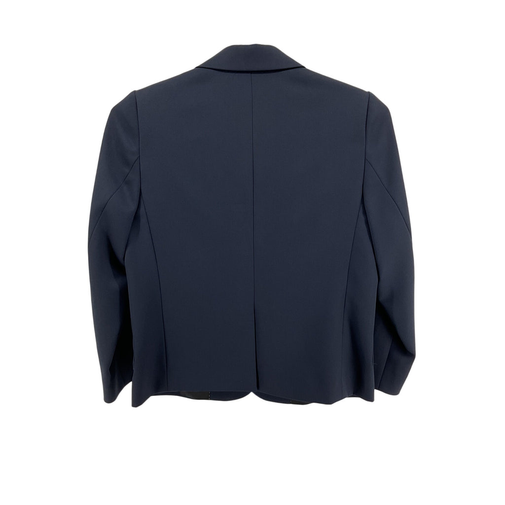 Dries Van Noten Navy Viscose Wool Blazer Size EU 34 / US 4