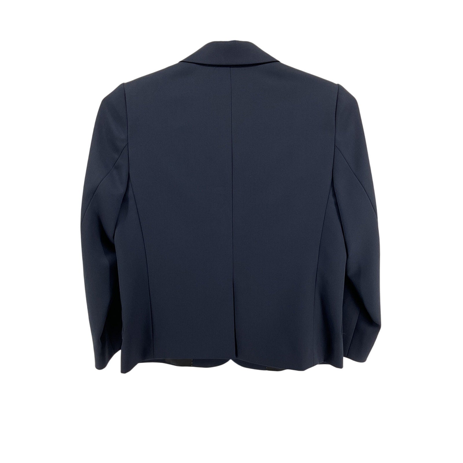 Dries Van Noten Navy Viscose Wool Blazer Size EU 34 / US 4