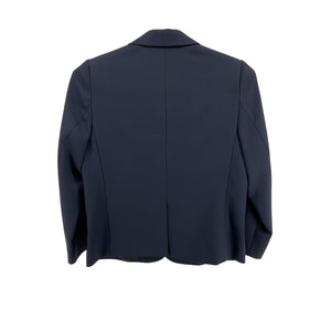 Dries Van Noten Navy Viscose Wool Blazer Size EU 34 / US 4