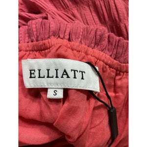 Elliatt 'Utopian' Red Gauze Ruffle Dress Size S