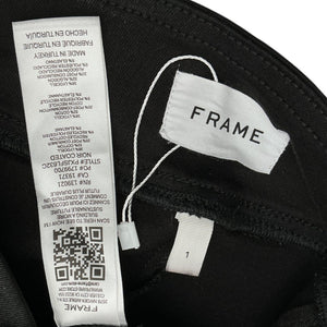 Frame Sleek Black Le Pixie Jetset Flare Pants Size 1