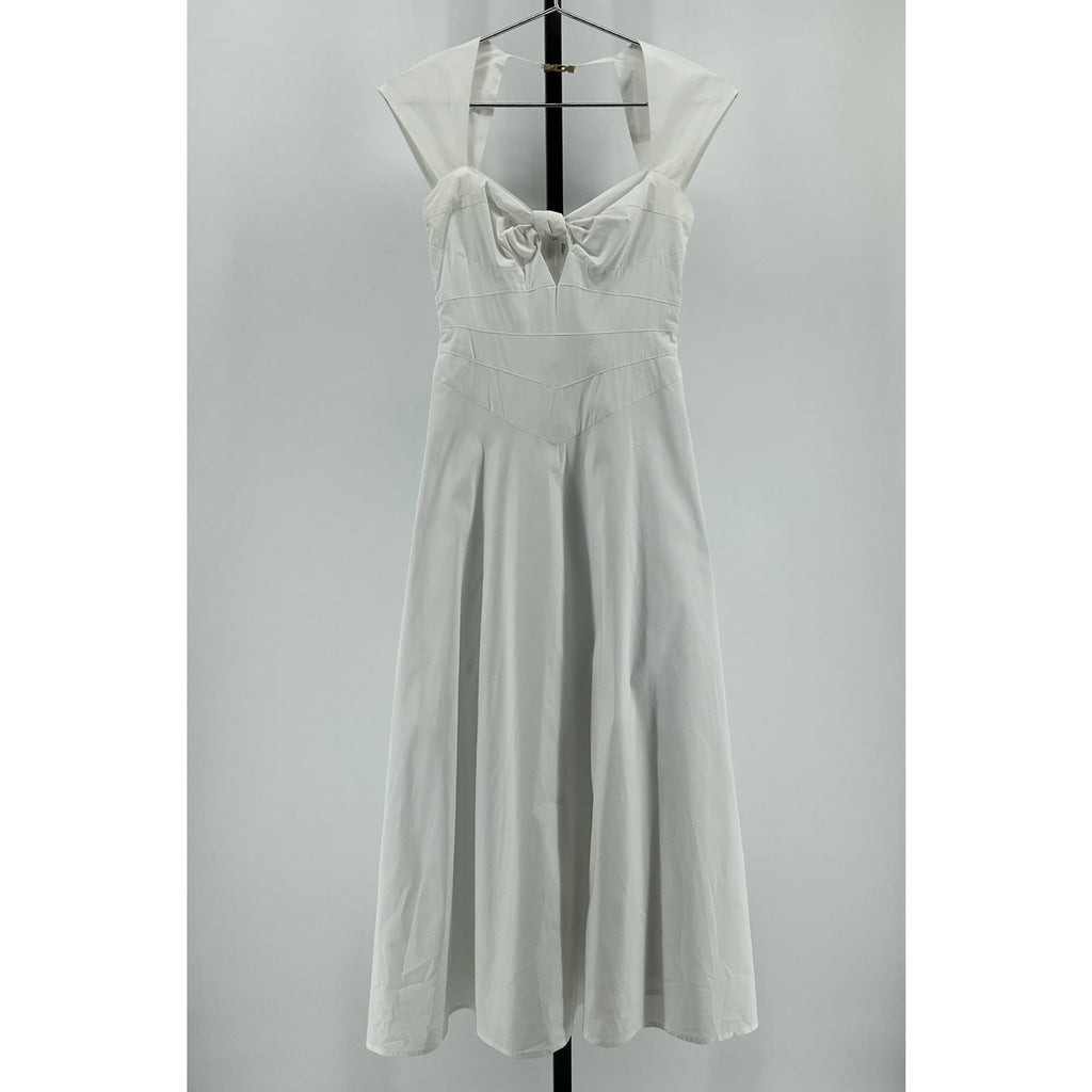 Cult Gaia 'Magnolia' White Silk Dress Size 0