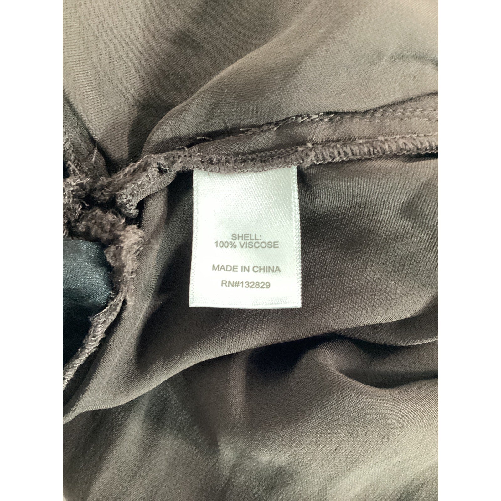 L'Academie 'Jace' Brown Satin Blouse Size XS
