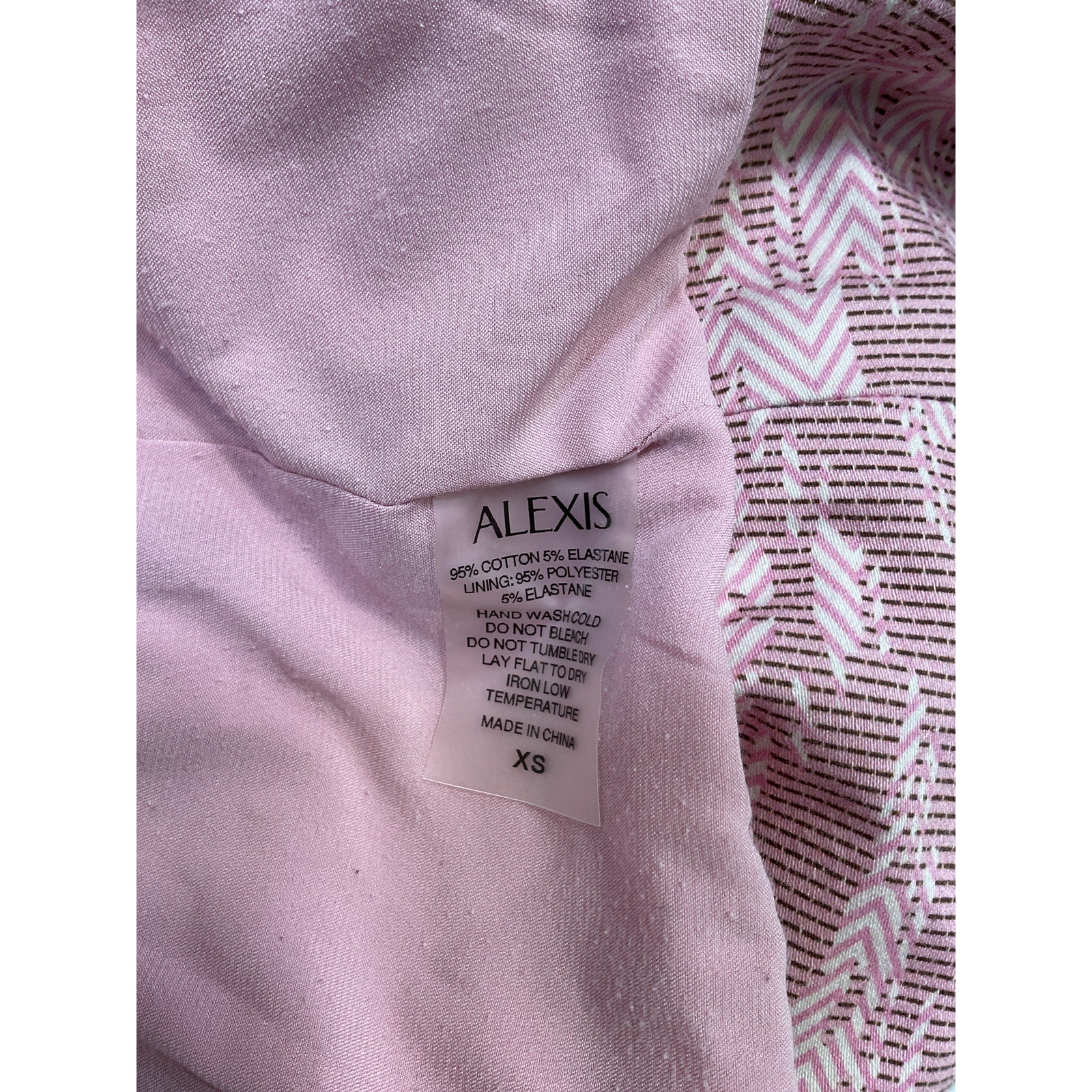 Alexis 'Komosa' Pink Cotton Skirt Size XS