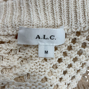 A.L.C. Open Knit Villa Beuden Tank Size M