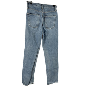 Agolde Distressed Blue 90's Pinch Waist Denim Jeans Size 24