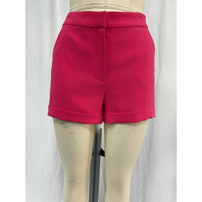 Cinq à Sept x Revolve Pink Triacetate Crepe Elaine Short Size 4