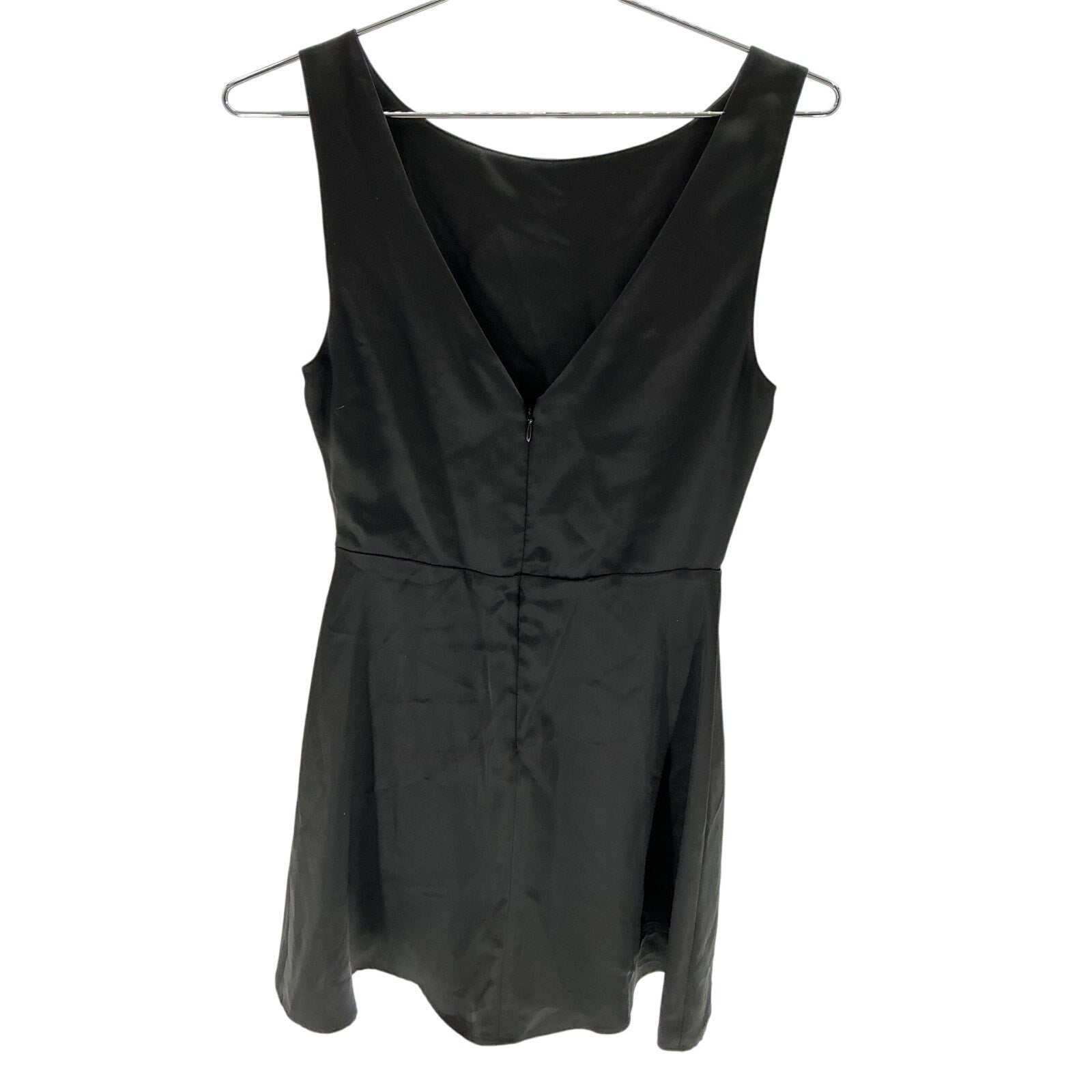 Reformation 'Zaria' Black Silk Dress Size 4