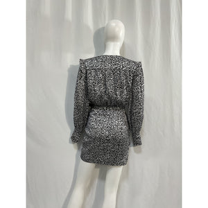 L'Academie 'The Joyce' Black Polyester Mini Dress Size XXS