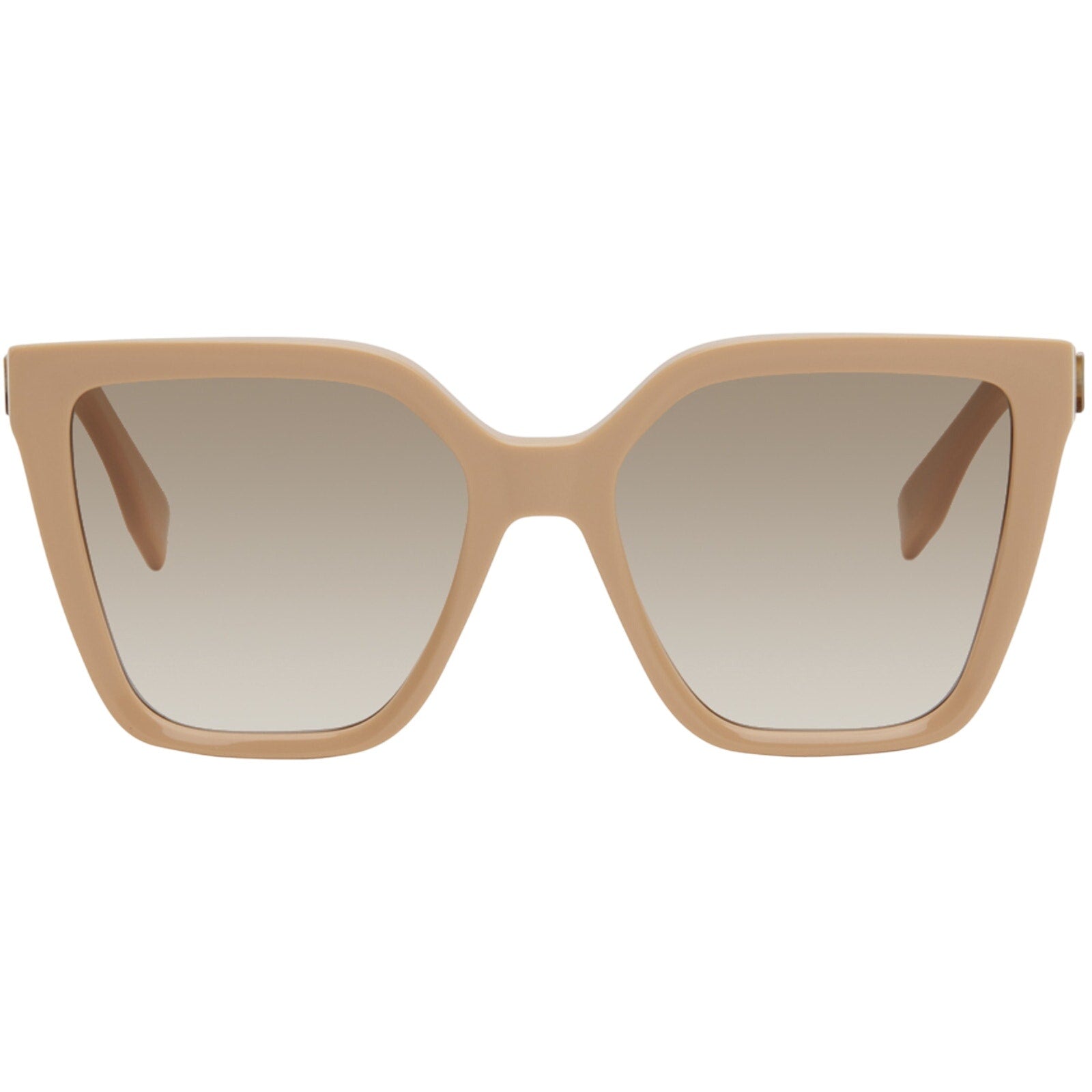 Fendi Square Beige Sunglasses Size OS