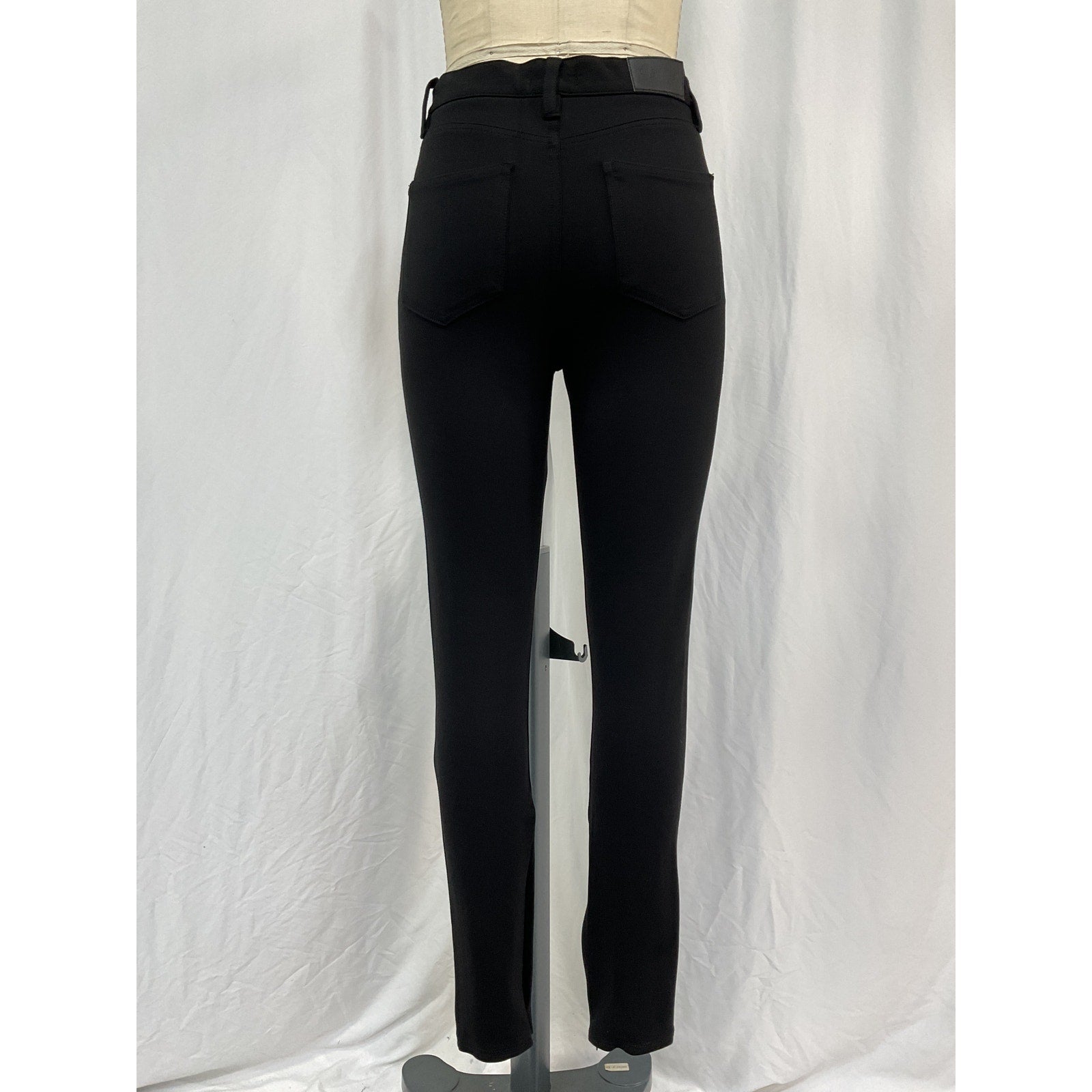 Pistola 'Kendall' Black Rayon High Rise Skinny Scuba Pant Size 27