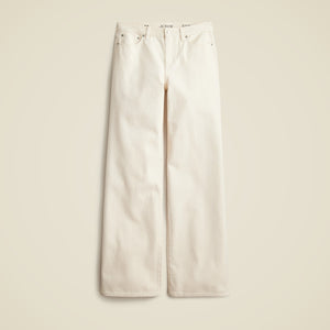 J.Crew 'Lower' White Rise Wide Leg Denim Jean Size 29