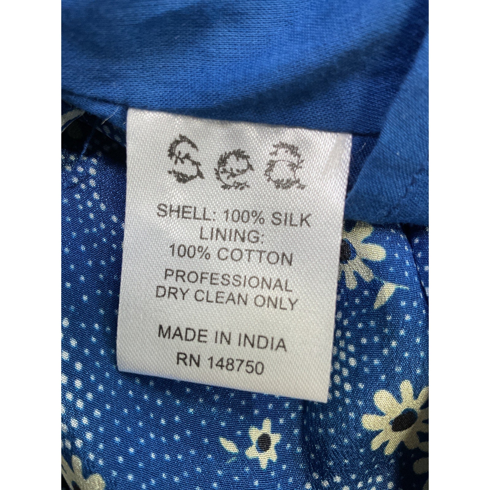 Sea New York 'Josefine' Blue V Neck Midi Dress Size XS