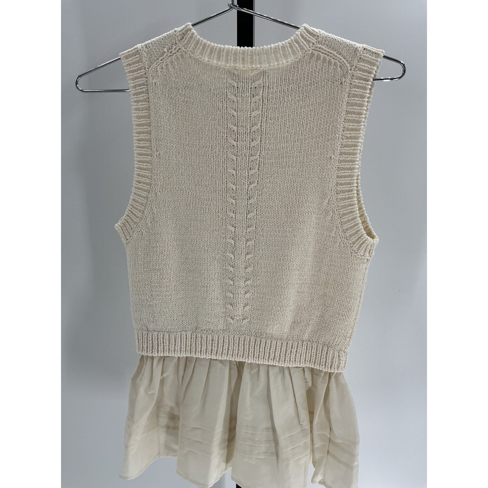 Ulla Johnson 'Edda' Ivory Cotton Top Size S