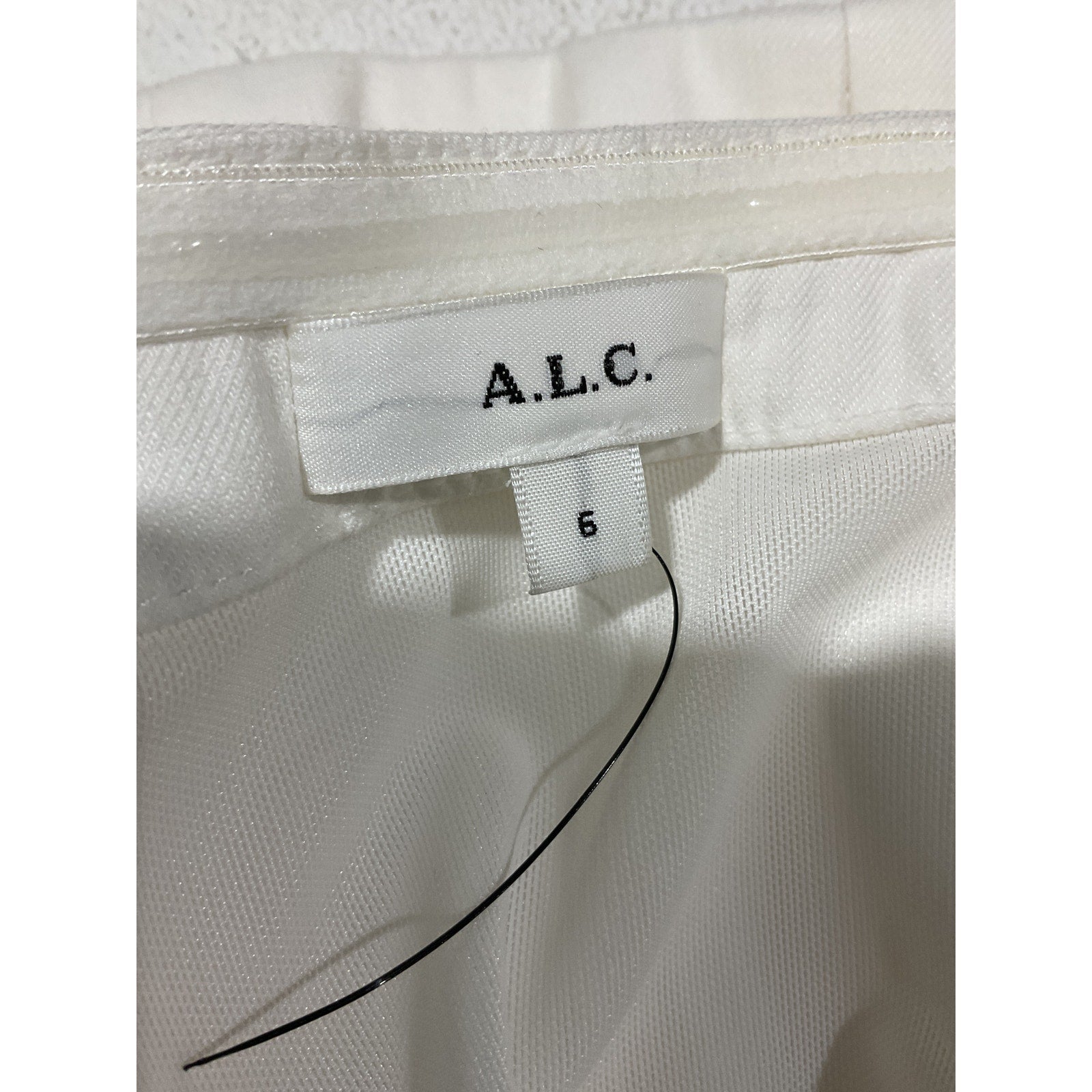 A.L.C. 'Renee' White Linen Top Size 6