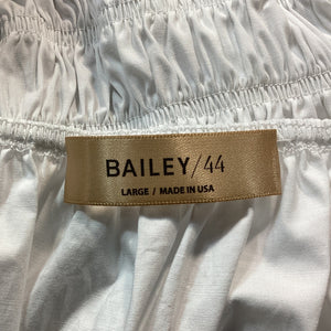 Bailey 44 Smocked Oat Milk Shani Blouse Size L NWT