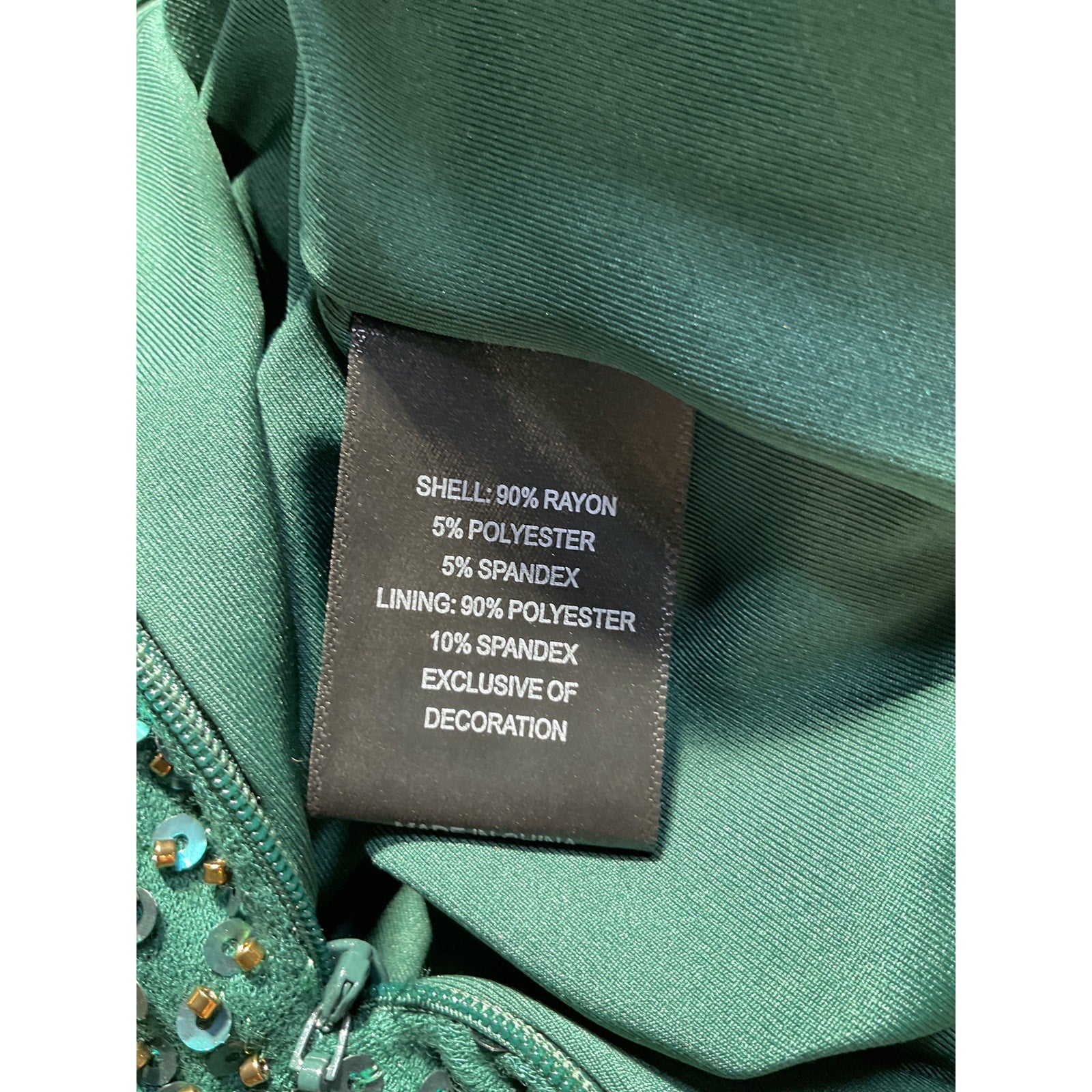 Michael Costello x Revolve 'Mr. Gibson' Green Rayon Mini Dress Size M