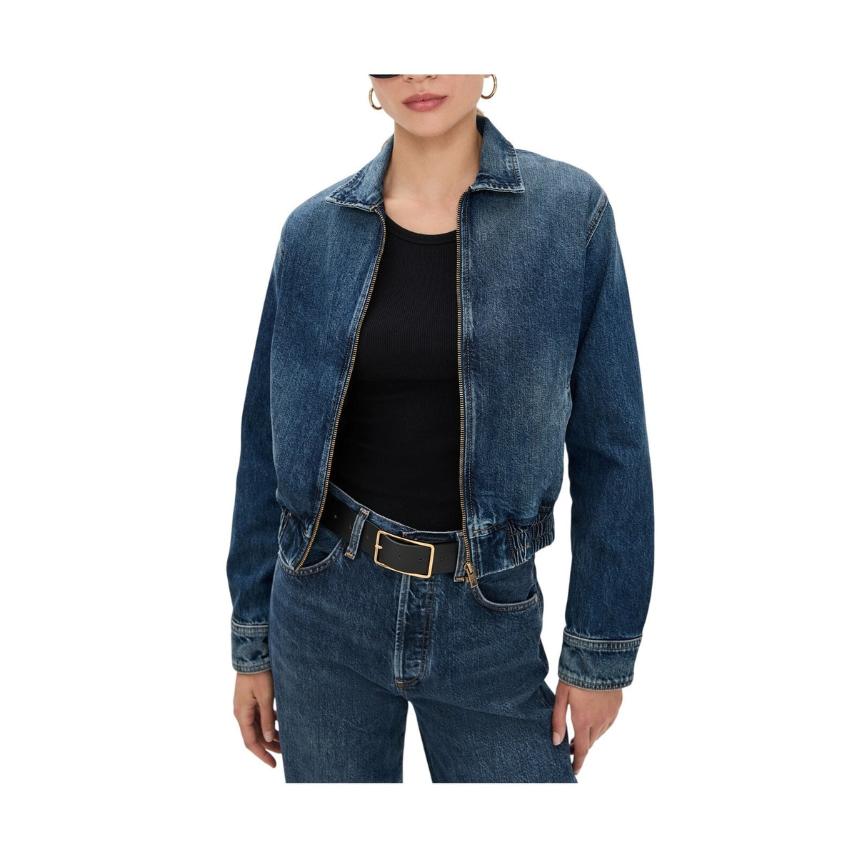 Nili Lotan Denim Blue Najac Jacket Size XS